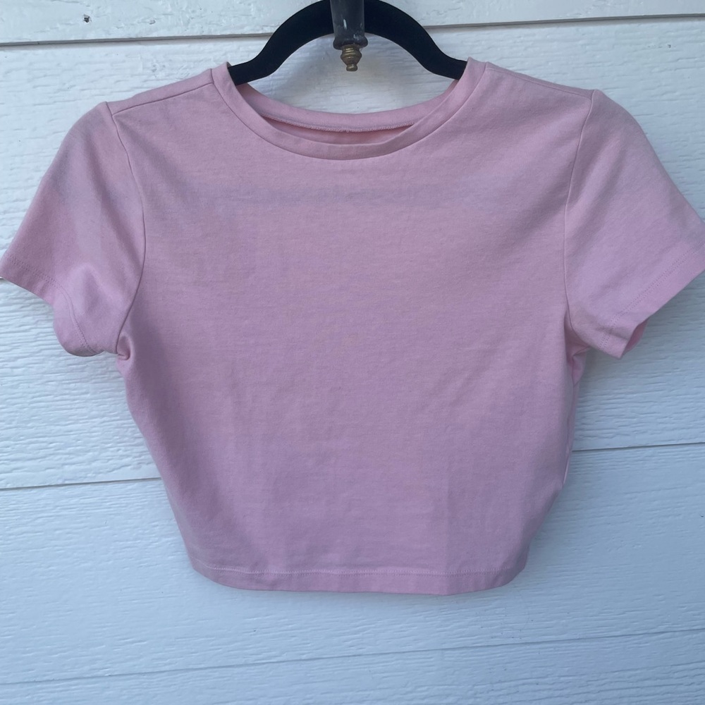 Cropped, Fitted T Shirt